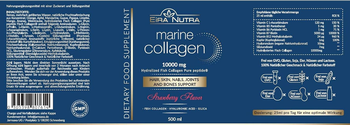 Marine Collagen 10000mg Anti Aging Premium Liquid